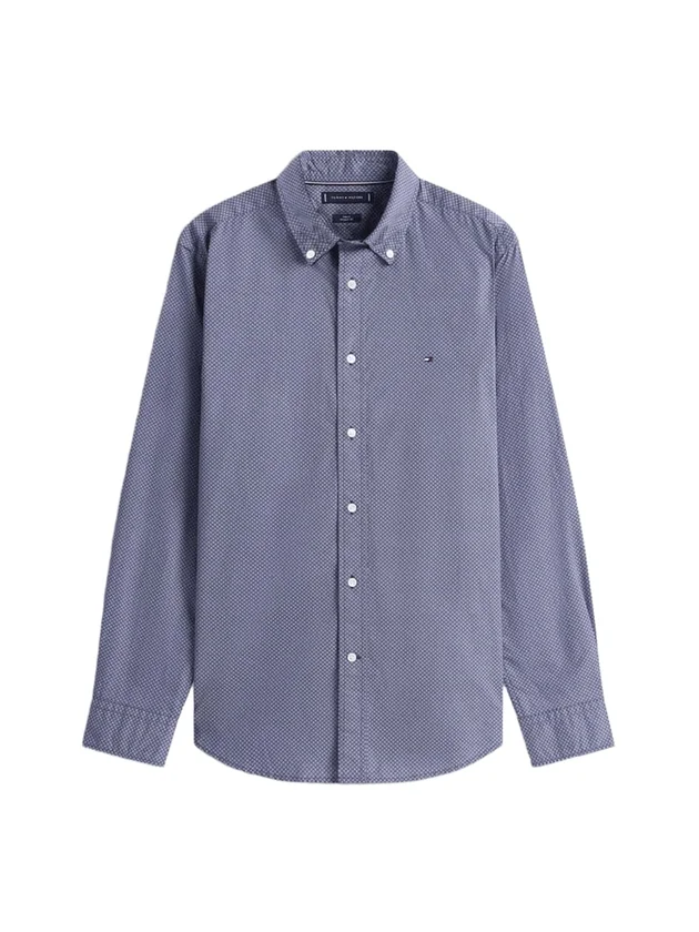 Flex Poplin Micro Rf Print Shirt