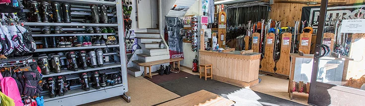 Intérieur du magasin SPORT 2000 CAUTERETS AIGLE SKI