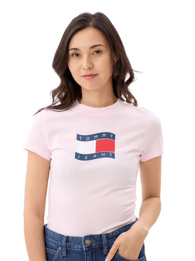 Slim Wavy Flag Tee Ext