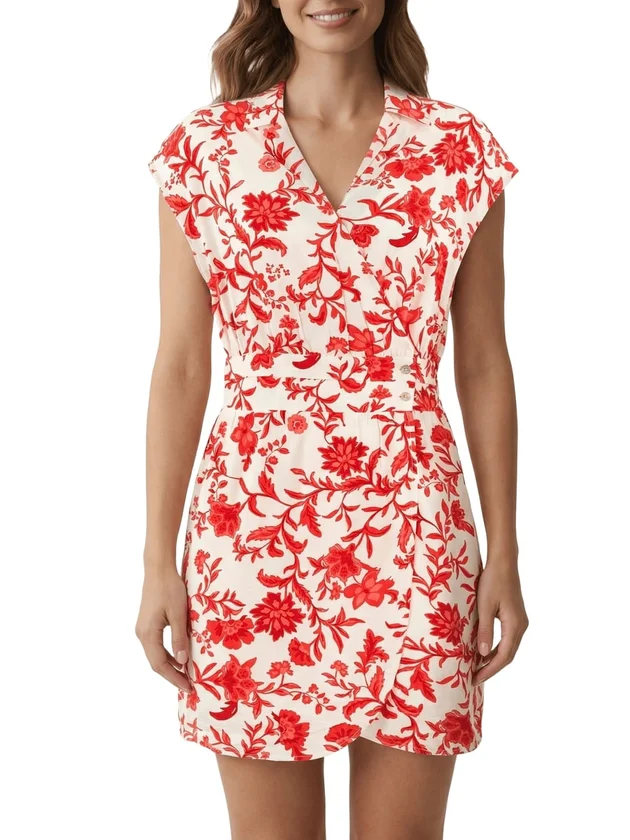 Floral Print Short Dress