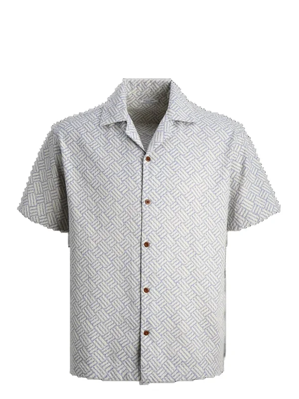 Print Dobby S S Shirt