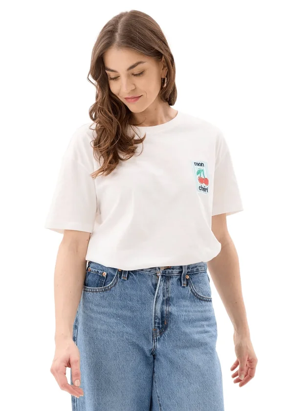 PCELOISE SS Emb Tee FC BC
