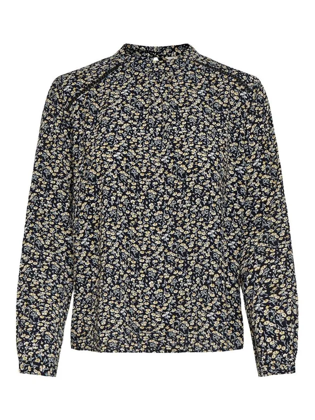 New Mallory Ls Blouse Aop Wvn