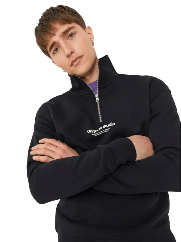 Jorvesterbro Sweat Quarter Zip Hn N