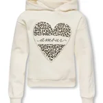 ANTIQUE WHITE / PRINT:AMOUR/LEO HEART