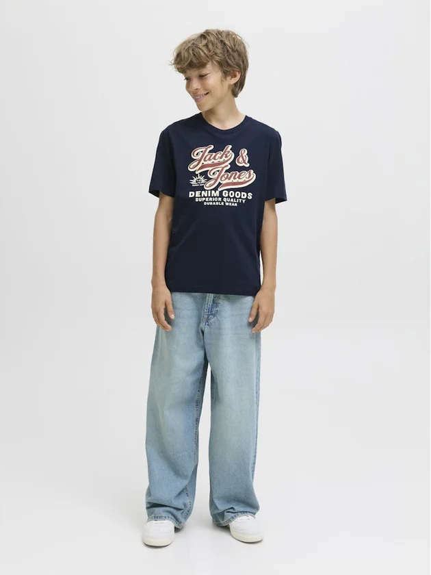 JJElogo Tee Ss Oneck 2 Col AW25 Noos