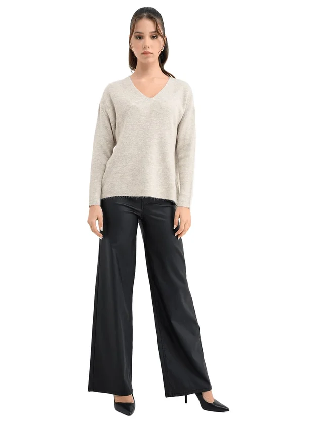 Crewlefile Glitter LS V Nk Pul Noos Lx
