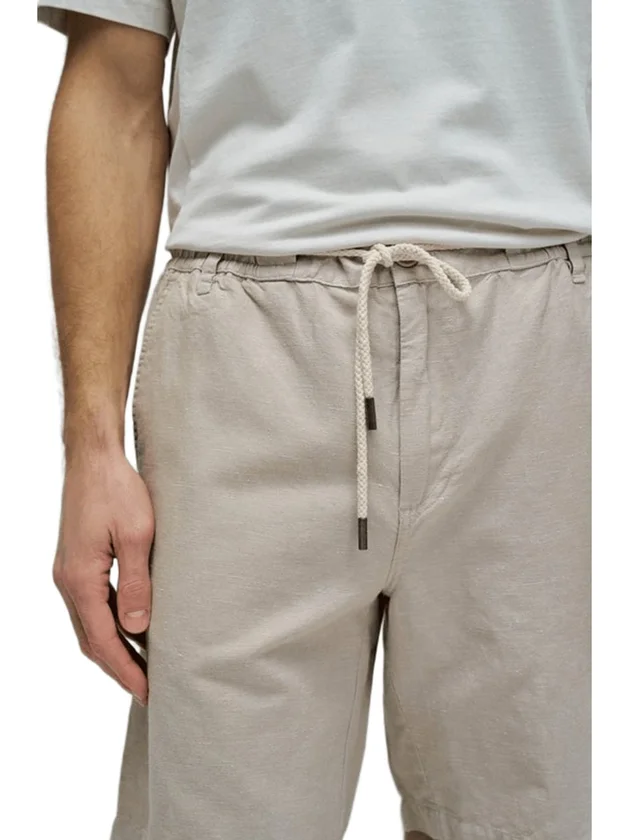 Cotton Linen Shorts Garment Dye Set