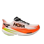 WHITE / NEON TANGERINE