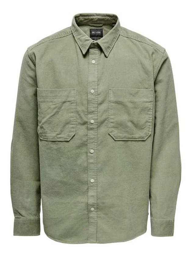 Onsalp 2Pkt Washed Cord Long Sleeve Shirt Noos