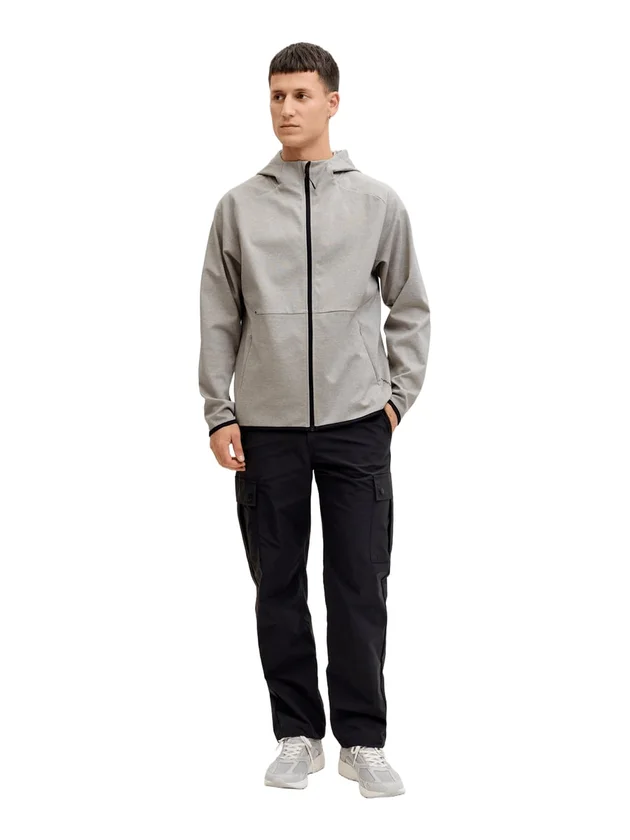 Jjebase Sweat Zip Hood Sn