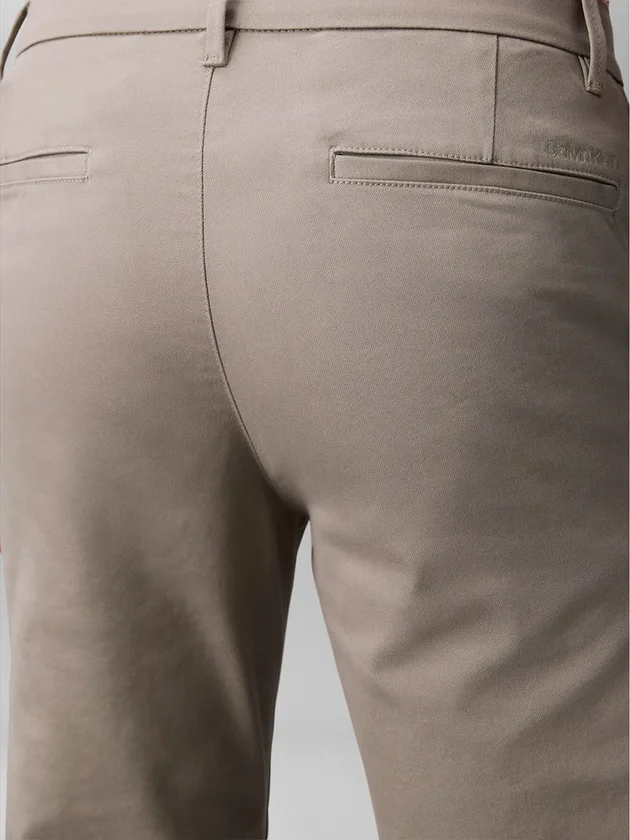 Slim Refined Cotton Stretch Trou