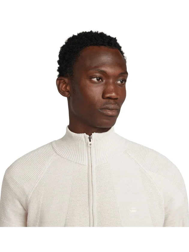 3D Biker Full Zip Knit