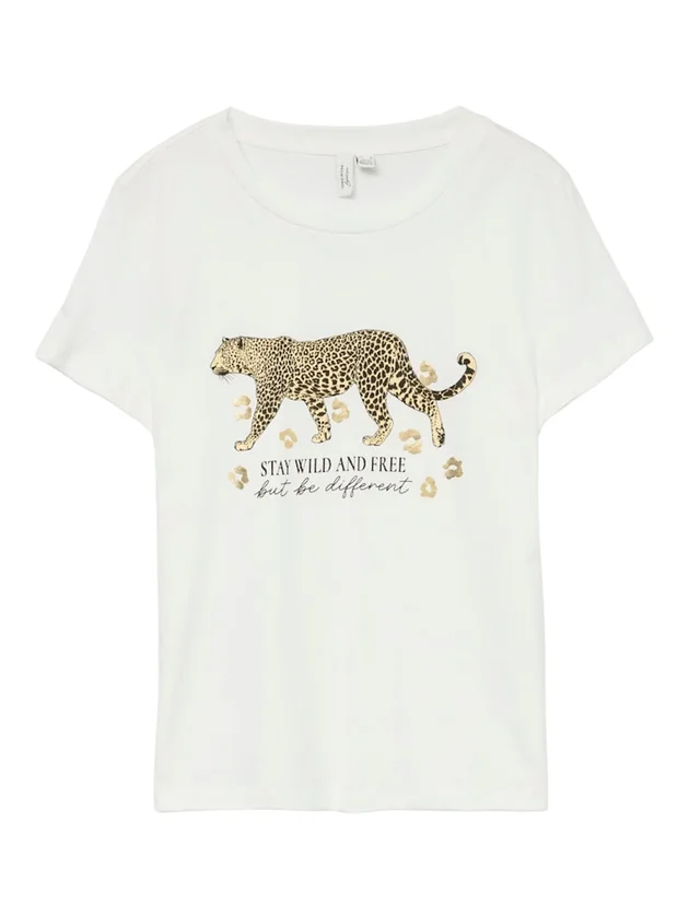 S S O Neck T Shirt Jrs Btq Ga