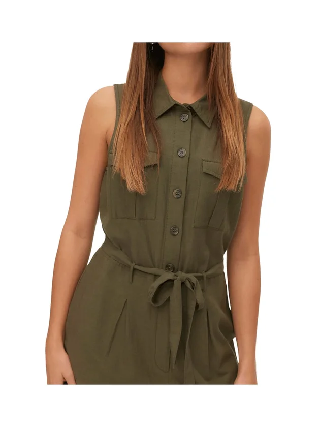 Josephine S L Playsuit Wvn Btq