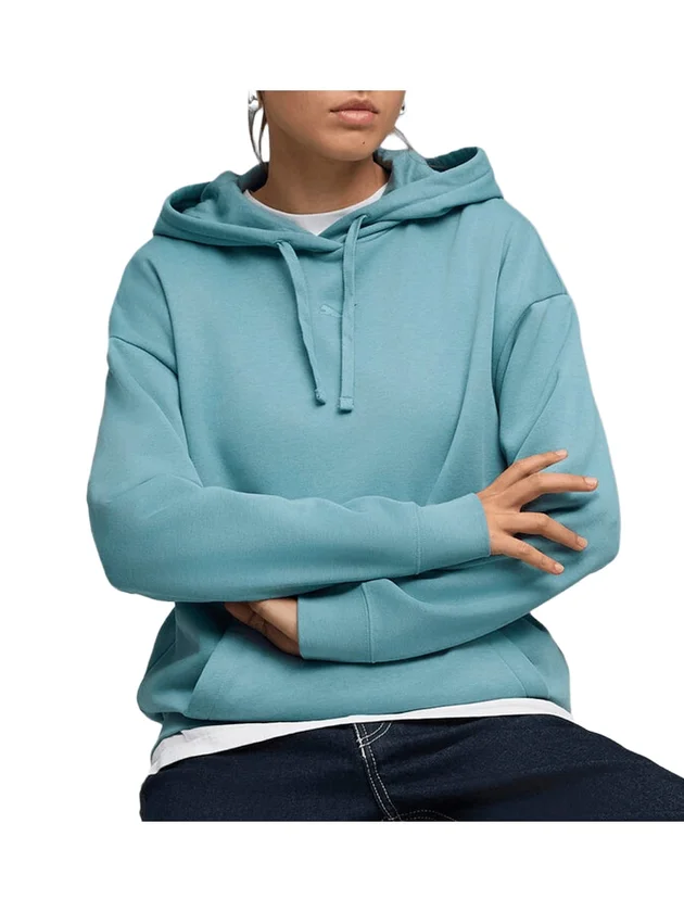 Centered Cat Logo Relaxed Hoodie