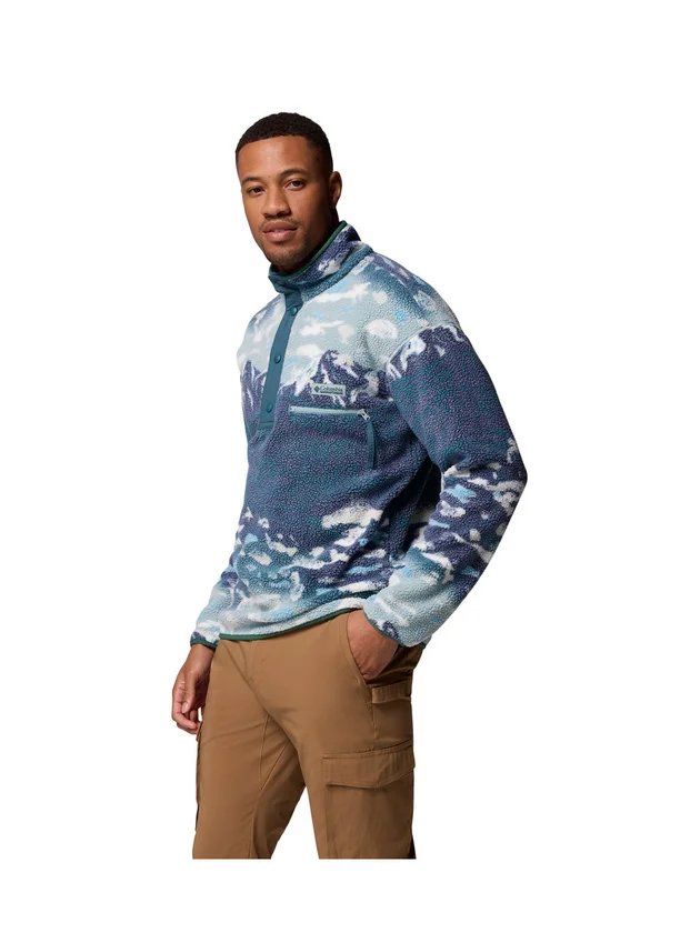 Helvetia II Printed Half Snap Fleece