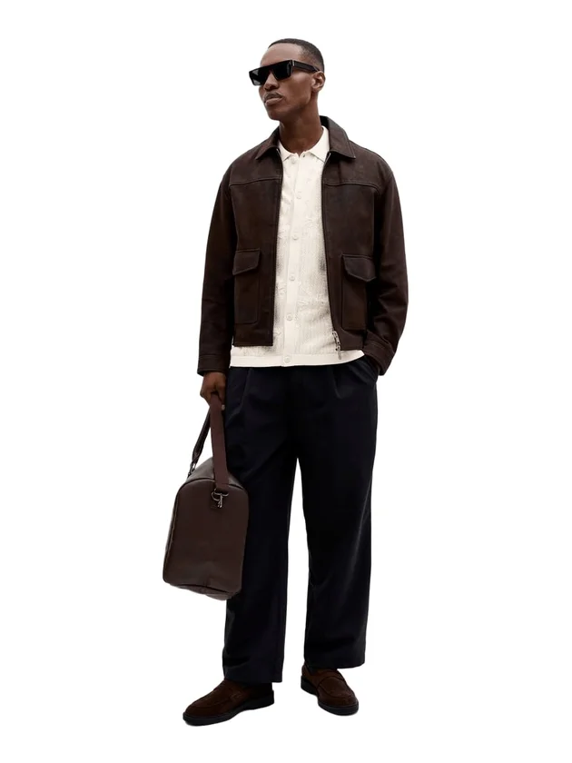 Owen Knit Button Through Polo Ss