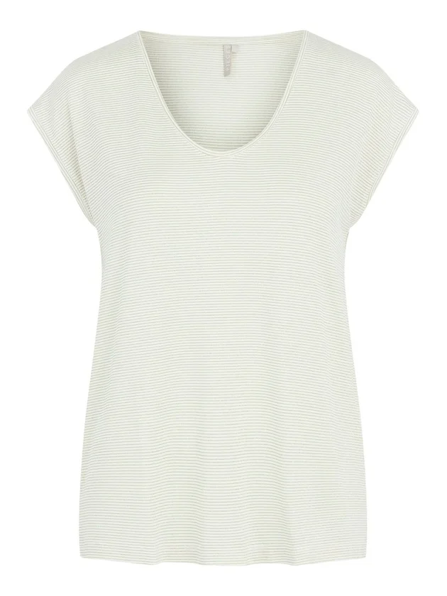 Pcbillo Tee Lurex Stripes