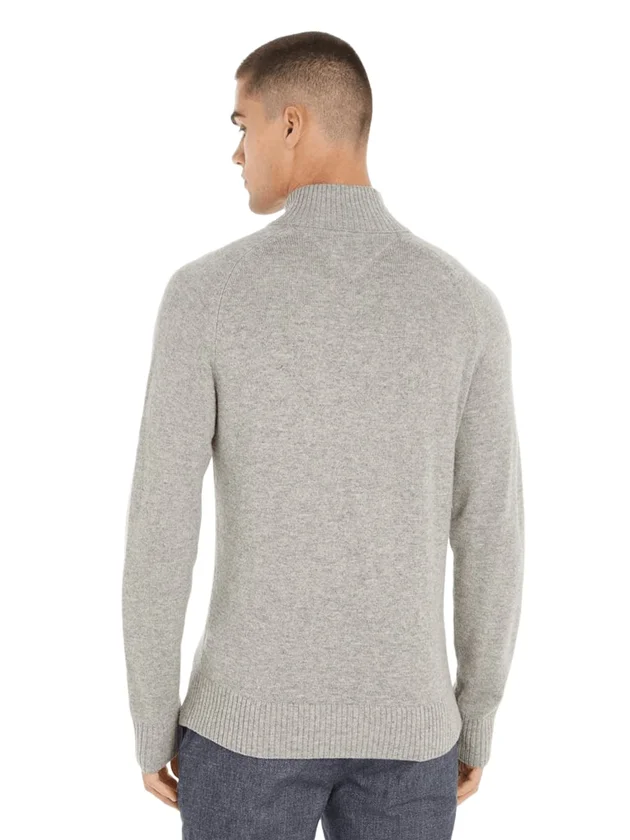 Lambswool Zip Mock