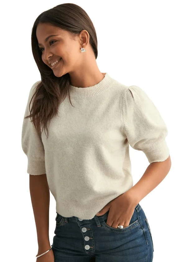 Offy 2/4 O Neck Pullover Ga Noos