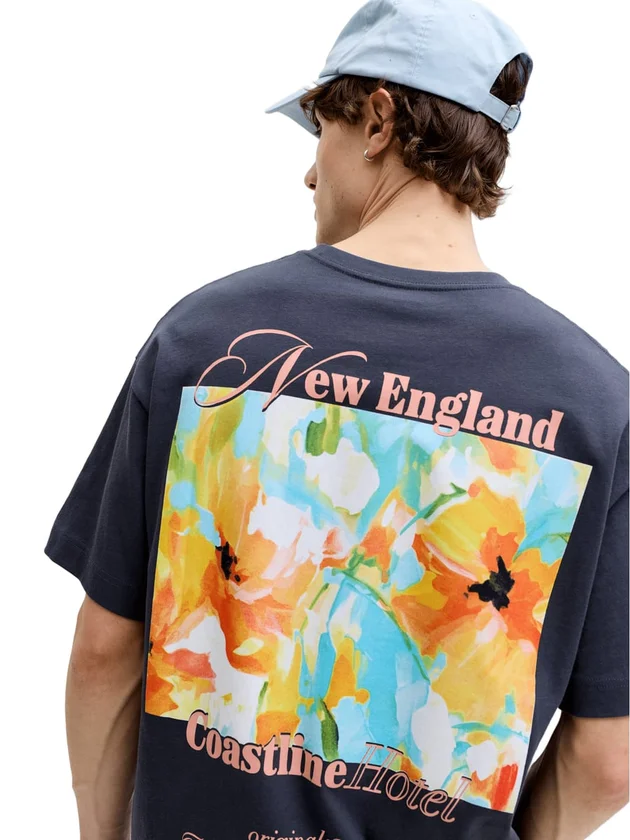 Jormontauk Back Graphic Tee Ss Cn E
