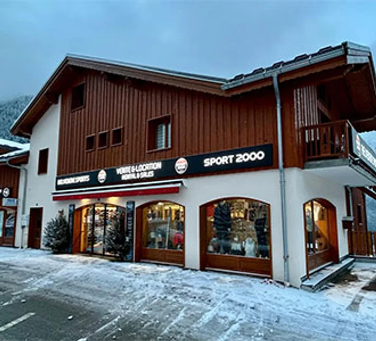 Extérieur du magasin SPORT 2000 CHAMPAGNY EN VANOISE BELVEDERE SPORTS