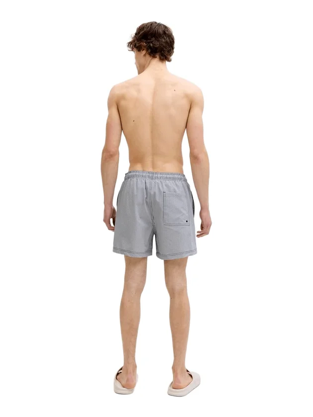 Ocean Seersucker Swim Shorts Ln