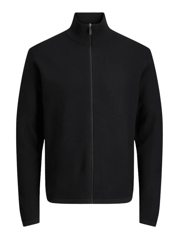 JCostance Knit Badge Zip Cardigan