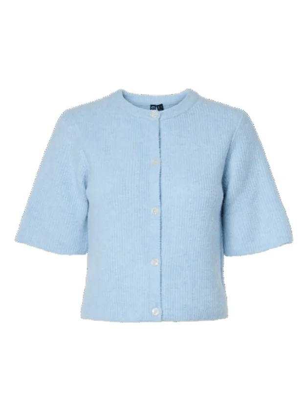 PcSilly Ss O Neck Knit Cardigan Noos Bc