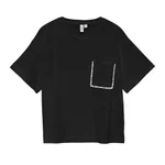 BLACK / :SNOW WHITE LACE POCKET