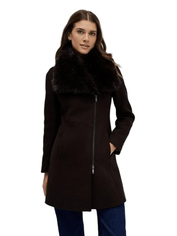 The Reimagined Wool Coat With Fur