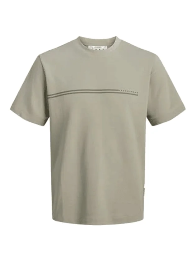Jcofusion Chest Brand Tee Ss Crew Noos
