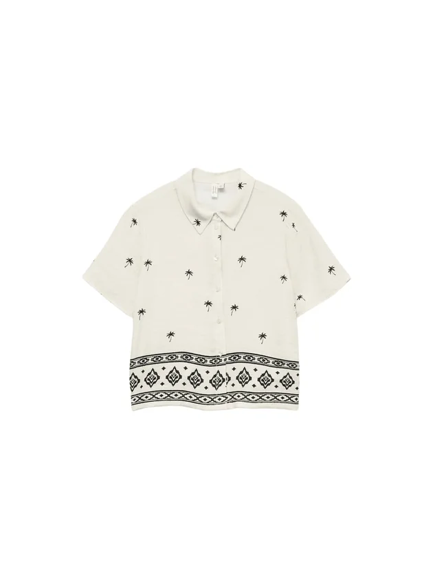 VmKai S S Shirt Wvn Btq Fr