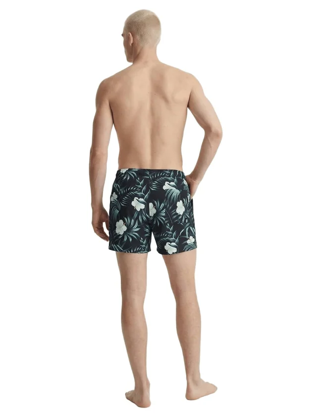 Maui Flower Seersucker Swim Sho