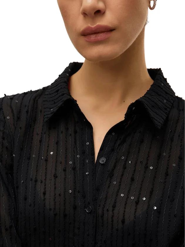 Finola L S Shirt Wvn Btq
