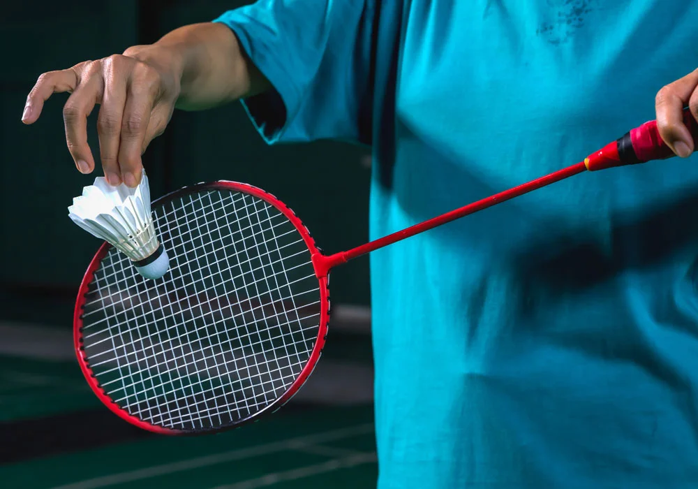 Raquette de badminton