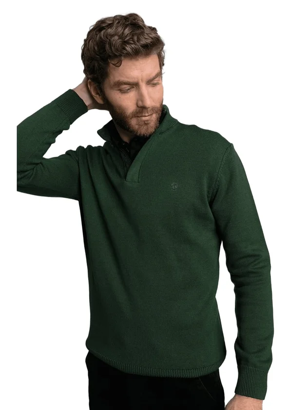 Classic Pull Col Zip