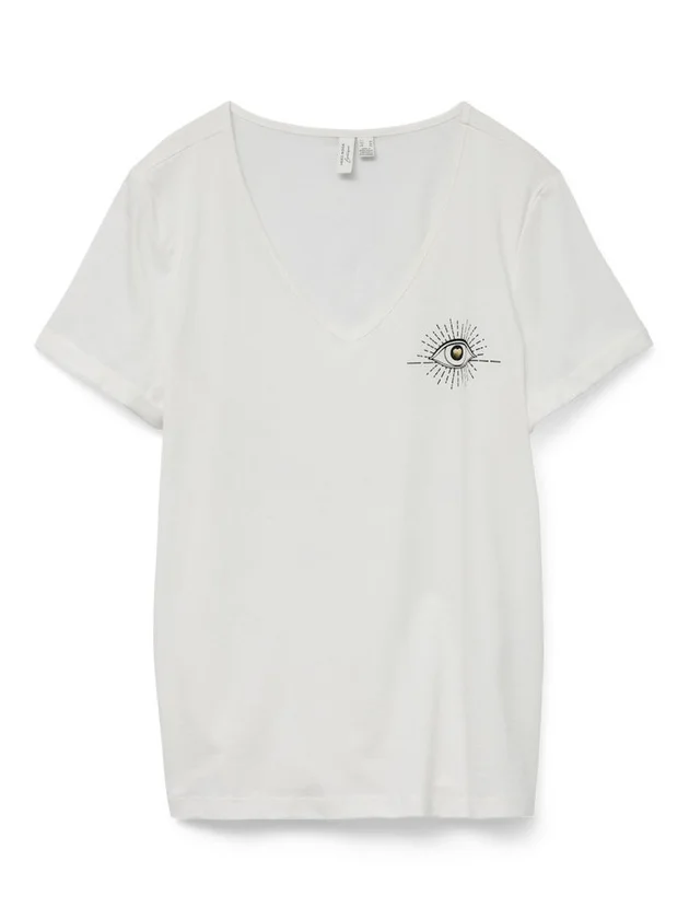 Nicole S S V Neck T Shirt LCS BTQ