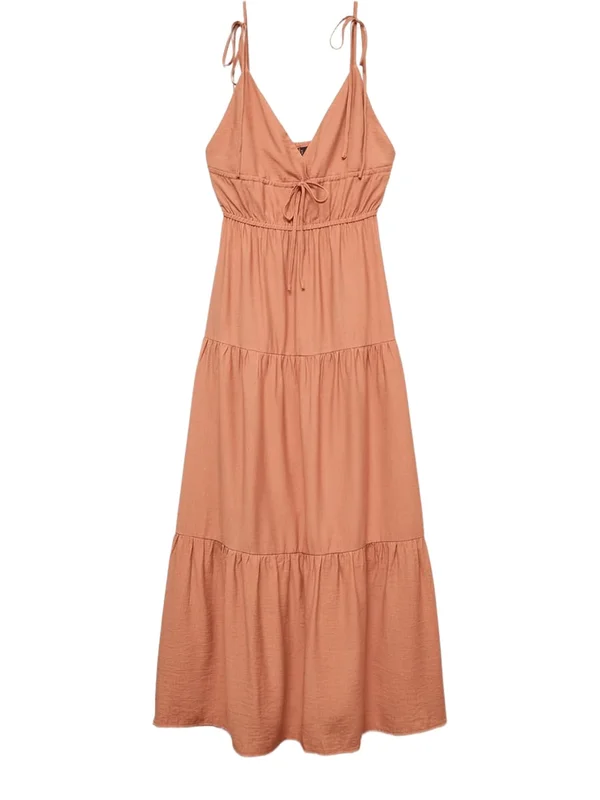 Athena Singlet Detail Ankle Dress Wvn