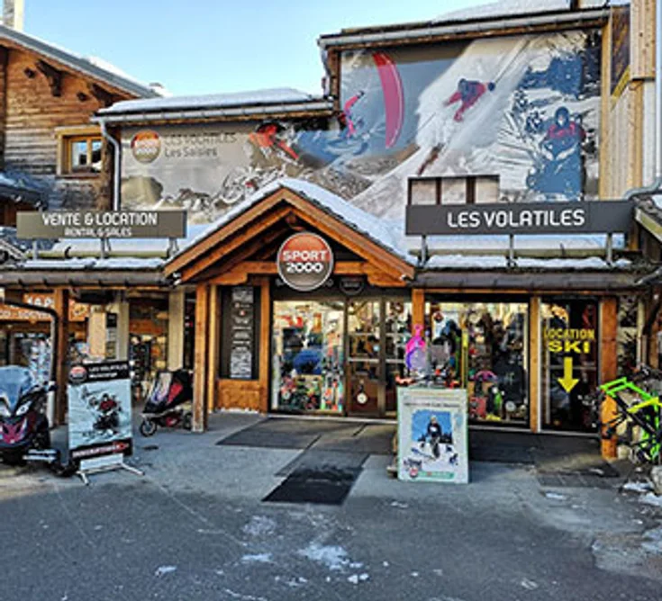 Extérieur du magasin SPORT 2000 LES SAISIES LES VOLATILES