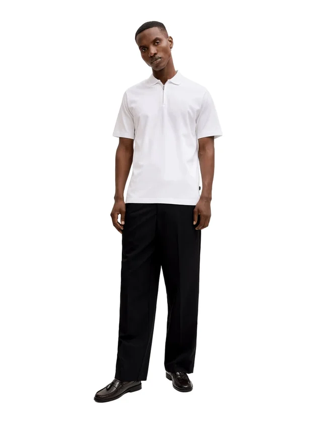 Ethan Ss Zip Polo Sn