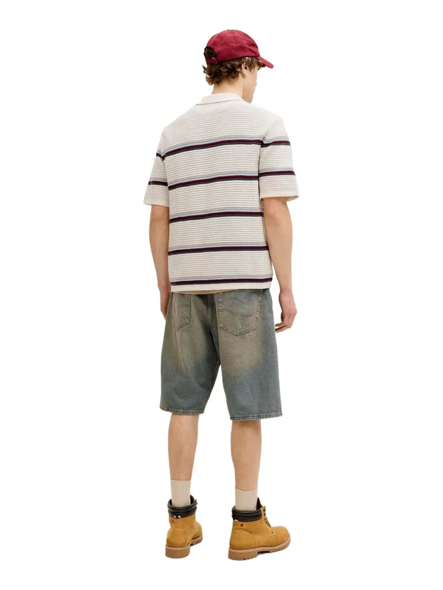 Jormaine Knit Stripe Polo Sn