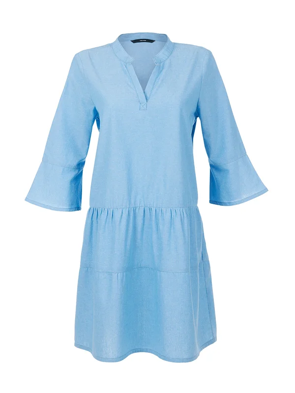 Sofie 3/4 Chambray Tunic