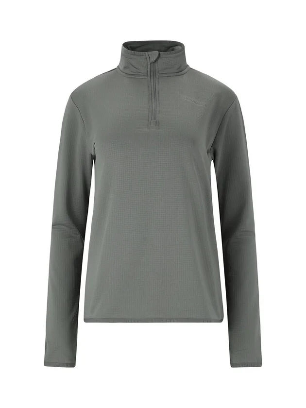 Vironic W Waffle Melange Loose Fit Midlayer
