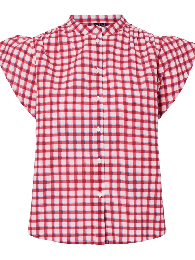 Pcjavier Ss Check Shirt Wvn Fc Bc