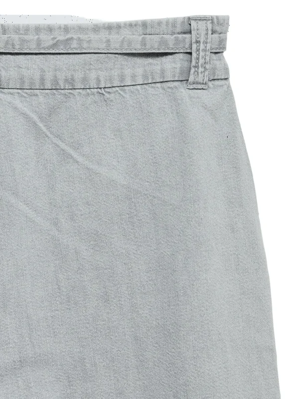 Mr Long Belt Denim Shorts Mix