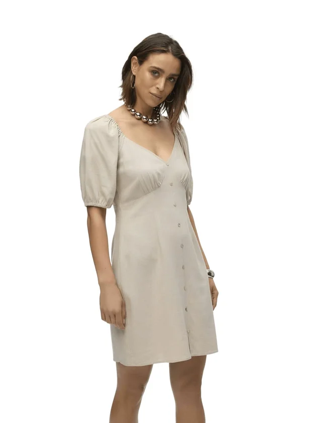 Mymo 2/4 Short Shirt Dress Wvn Ga