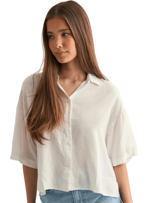 VMLINN 2/4 Short Shirt Wvn Noos