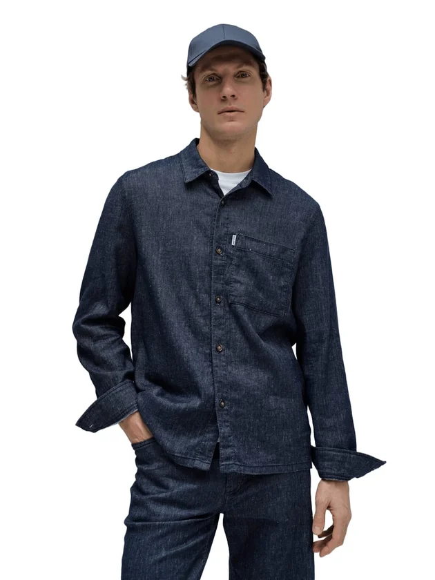 Indigo Linen Set